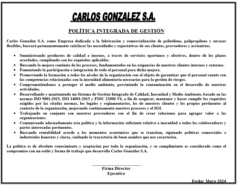 calidad